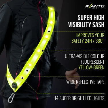 LED Reflective Sash